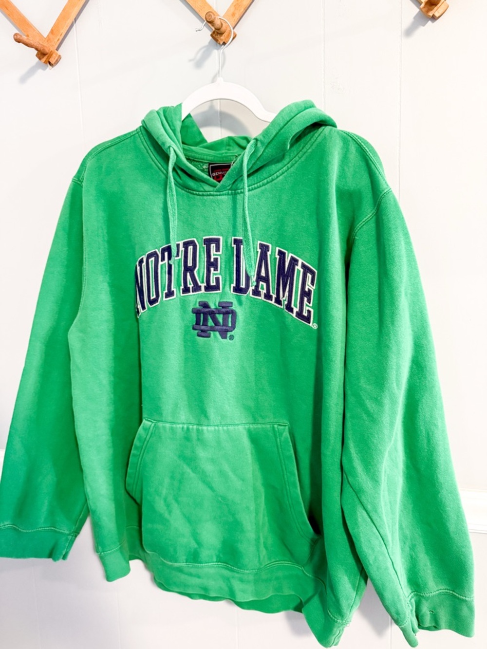 Vintage Genuine Stuff Notre Dame Hoodie - Picture 5 of 5